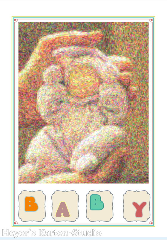 Frohes Ereignis Klapperstorch